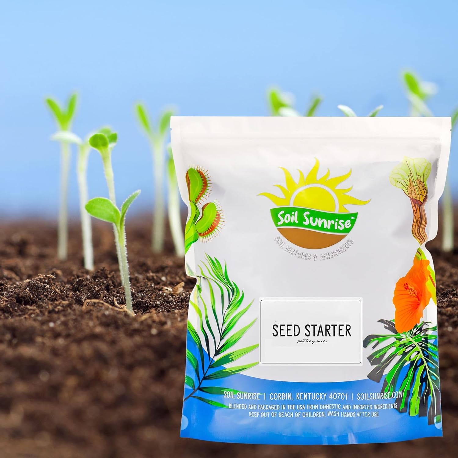 All Natural Seed Starting Mix (8 Quarts), Expert Grade Starter 8 Quarts