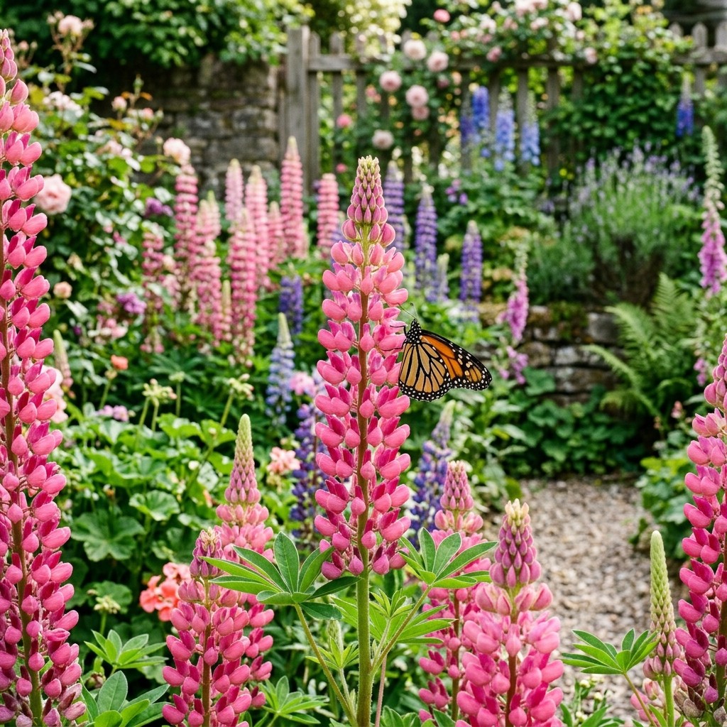 100 Pink Russell Lupine Seeds for Planting – Vibrant Heirloom Perennial