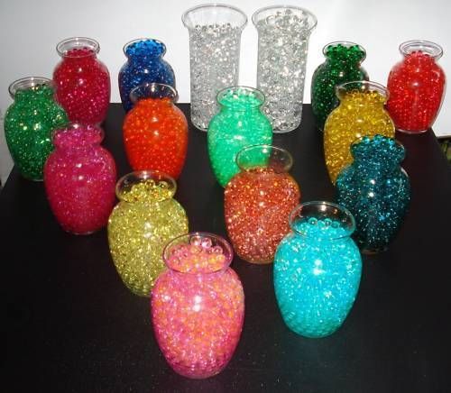 Watering Gel Beads for use with Lucky Bamboo & other plants to reduce watering