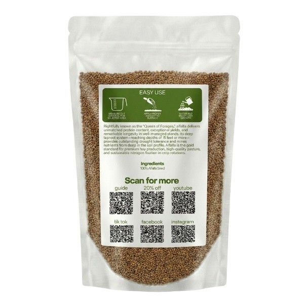 Old Cobblers Farm™ Wicked Tuff Turf Freedom Alfalfa Seed – High-Yield Forage