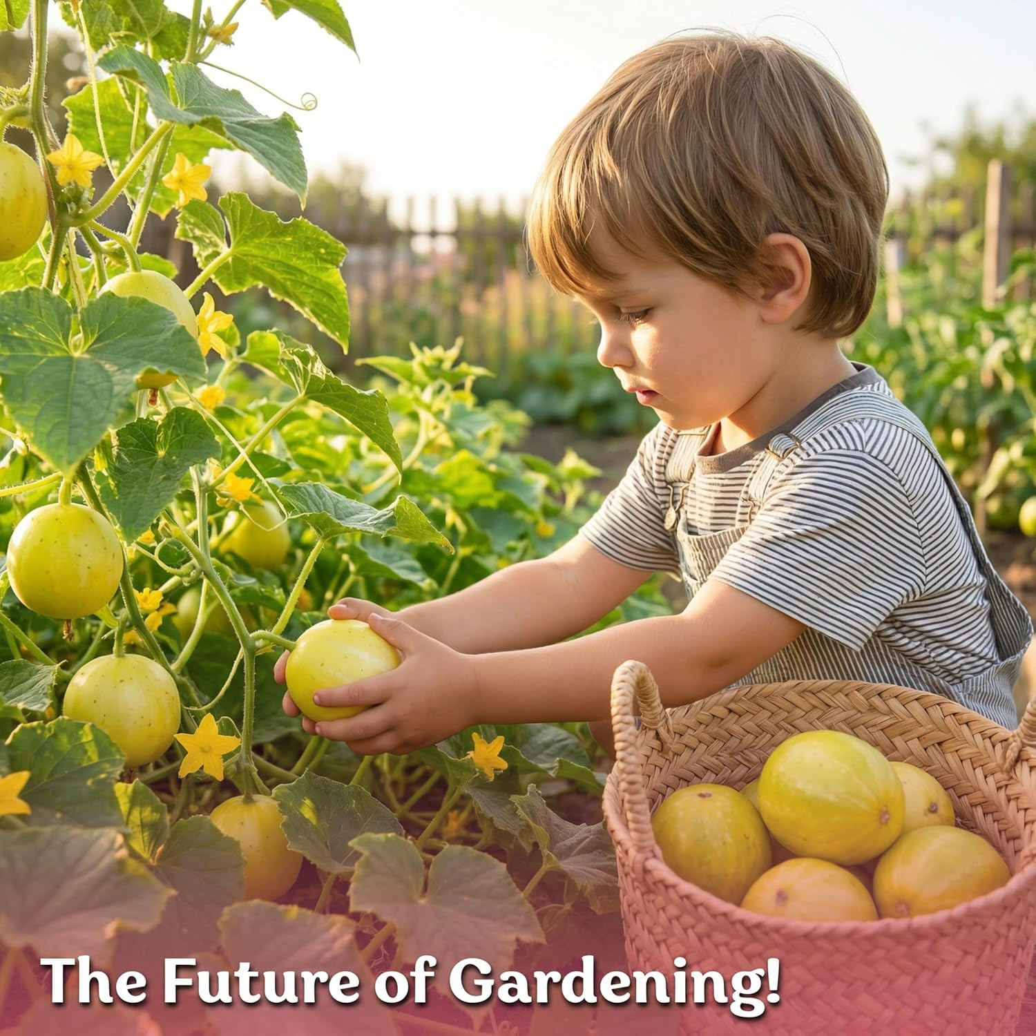 75 Lemon Cucumber Seeds (Cucumis Sativus) – Yellow Garden Lemon Seed Packets, Mi