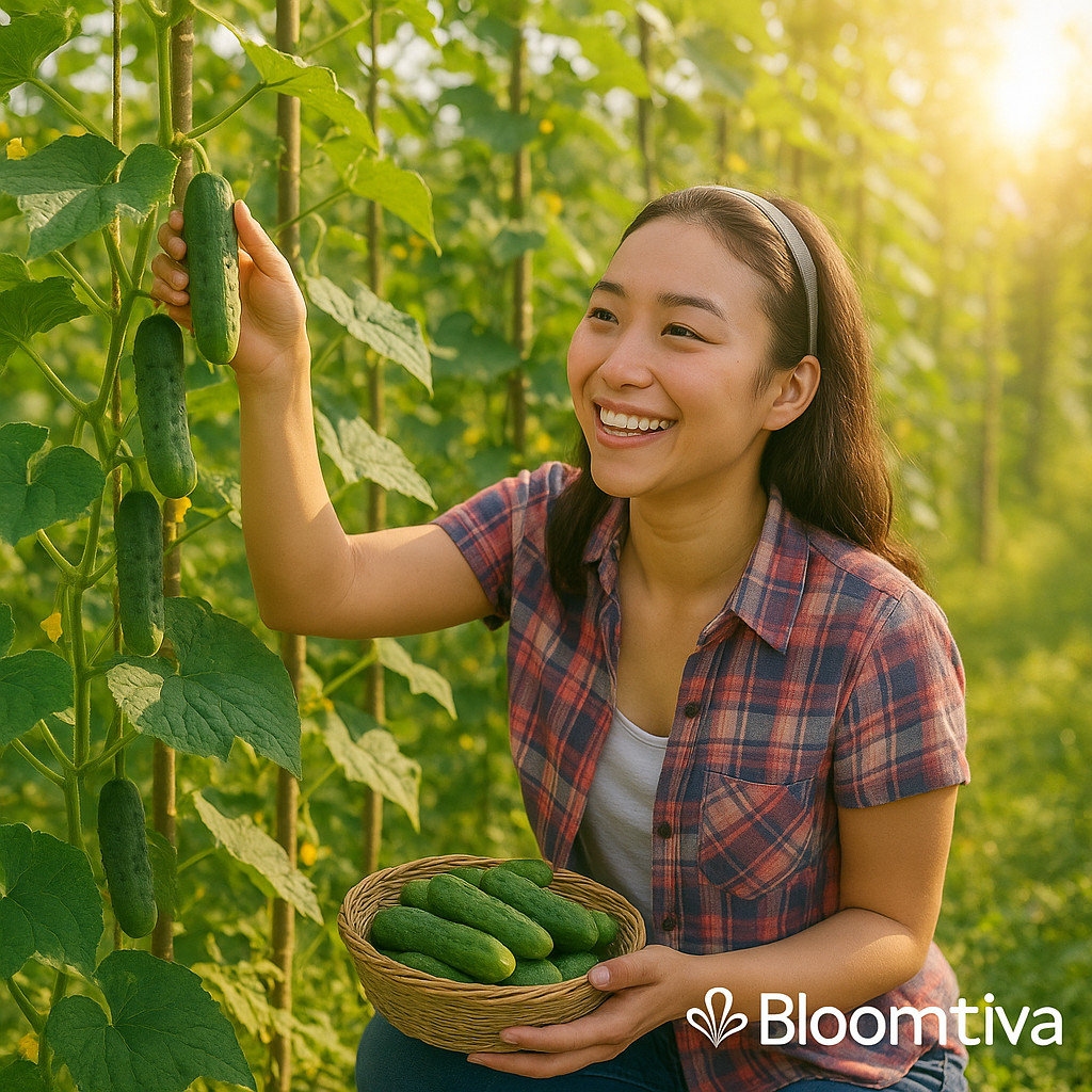 150 Boston Pickling Cucumber Seeds for Planting – 𝗡𝗢𝗡-𝗚𝗠𝗢 Heirloom Seeds