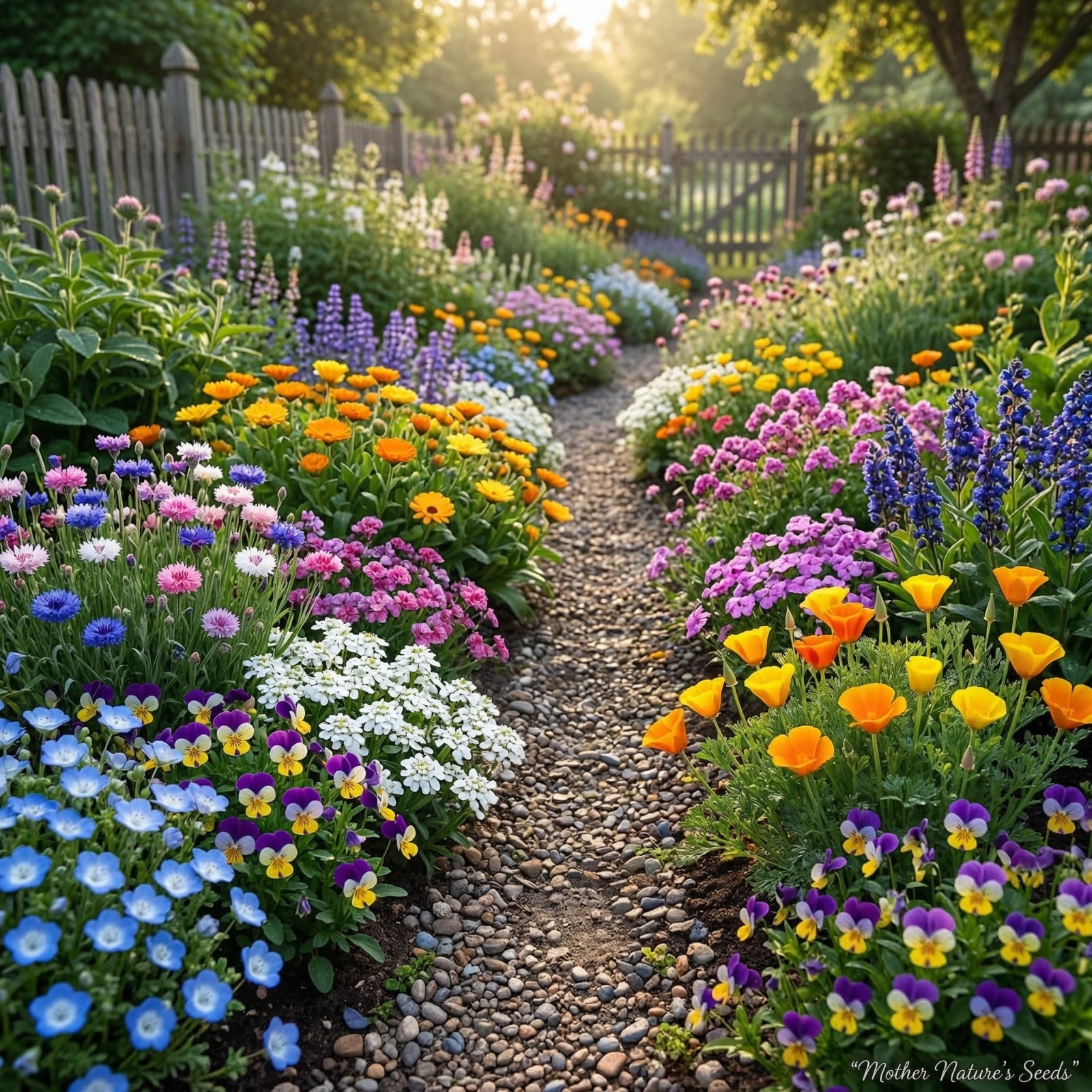 Landscaper’s Pack SHORTY LOW GROW Low Growing Wildflower Mix Border 3000 Seeds