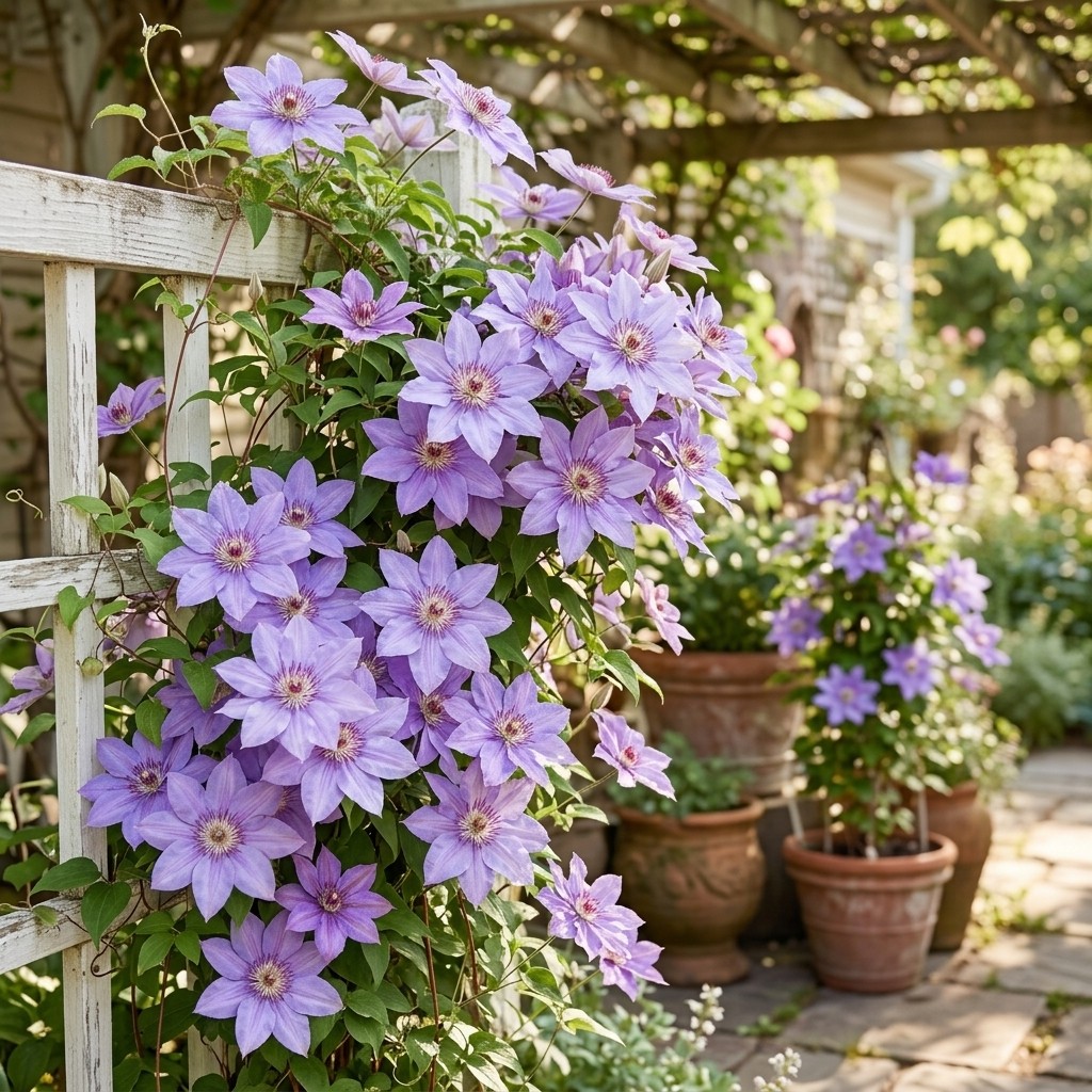 300pcs Clematis Flower Seeds – Suitable for Patio & Outdoor Garden Growing