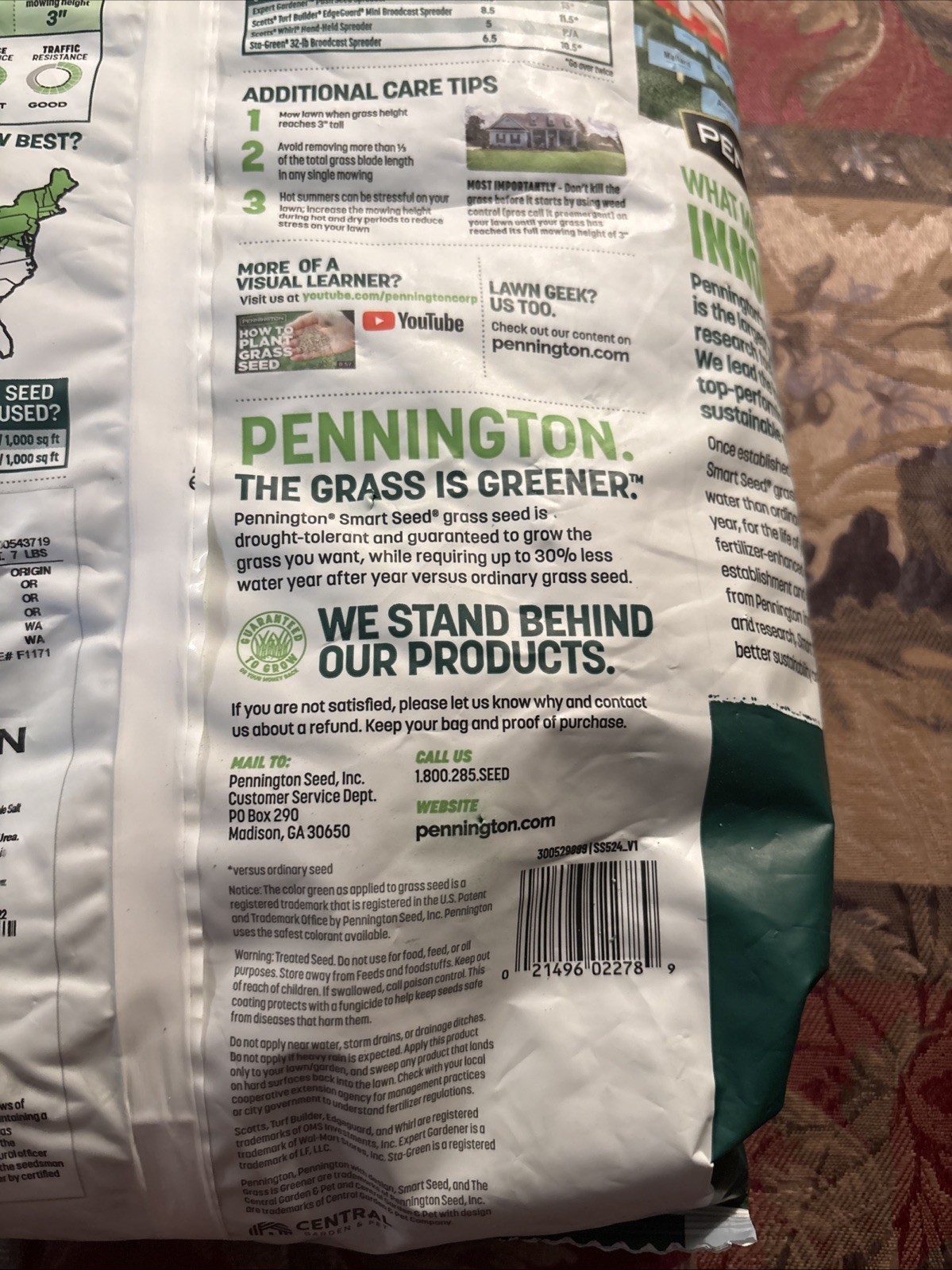 Pennington Smart Seed Sun & Shade Grass Mix 7 lb – Drought Resistant Excellence