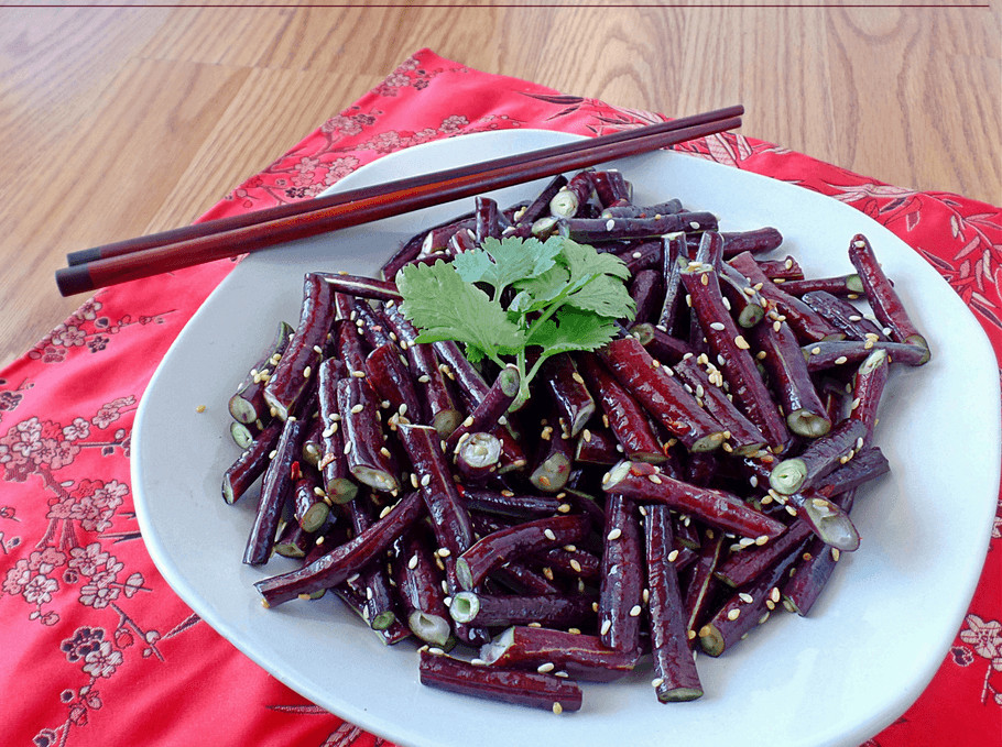 Purple Mart Yard Long Bean Seeds | Red Asparagus Edamame Cowpea Asian Seed 2024