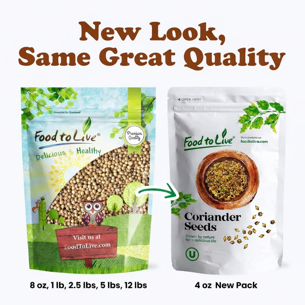Nutrient-Packed Cilantro Seeds, 2.5 lbs – Cooking Essential