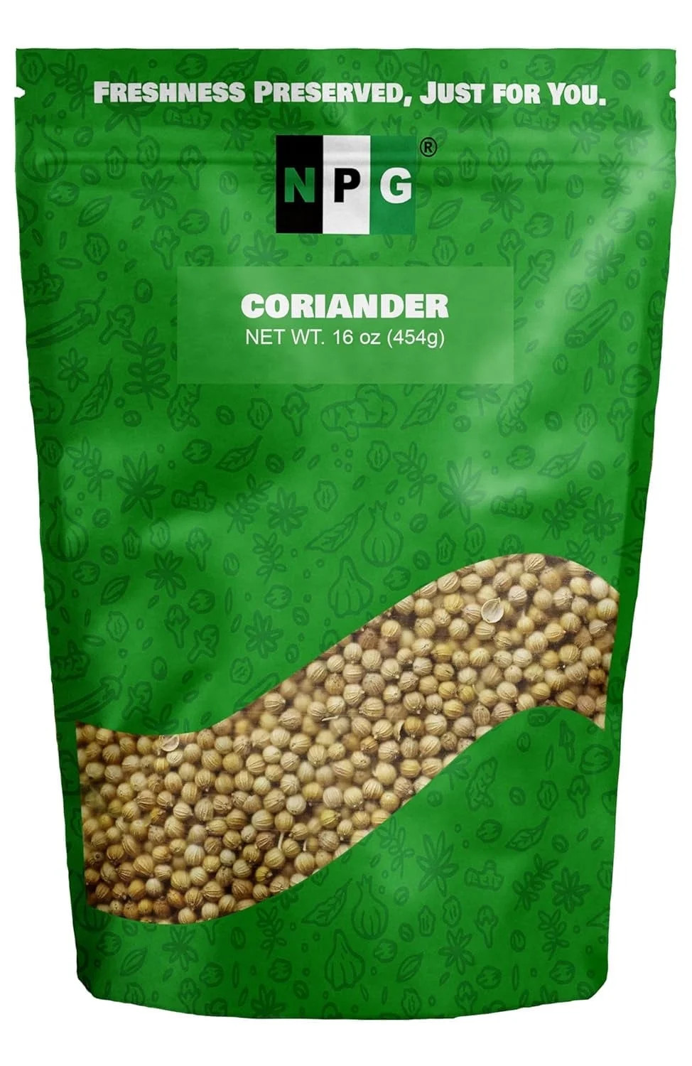 NPG Coriander Seed 16 oz, Whole Cilantro Seeds for Cooking & Seasoning, Spice fo