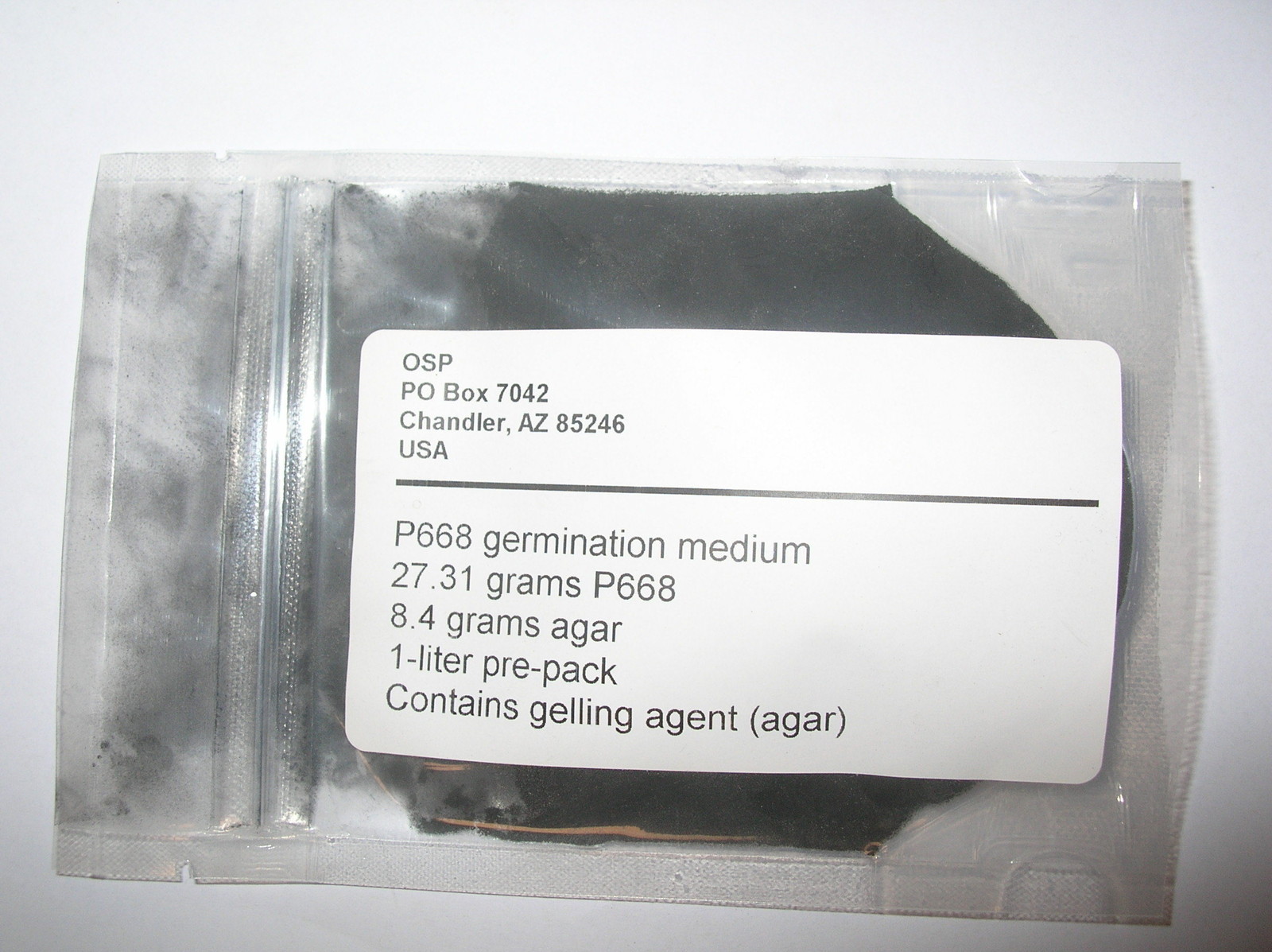 Orchid flask medium P668 mother flask and germination x 10 liters