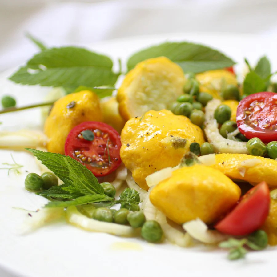 Sunburst Yellow Patty Pan Seeds | Bush Scallop Squash Golden Scallopini 2024