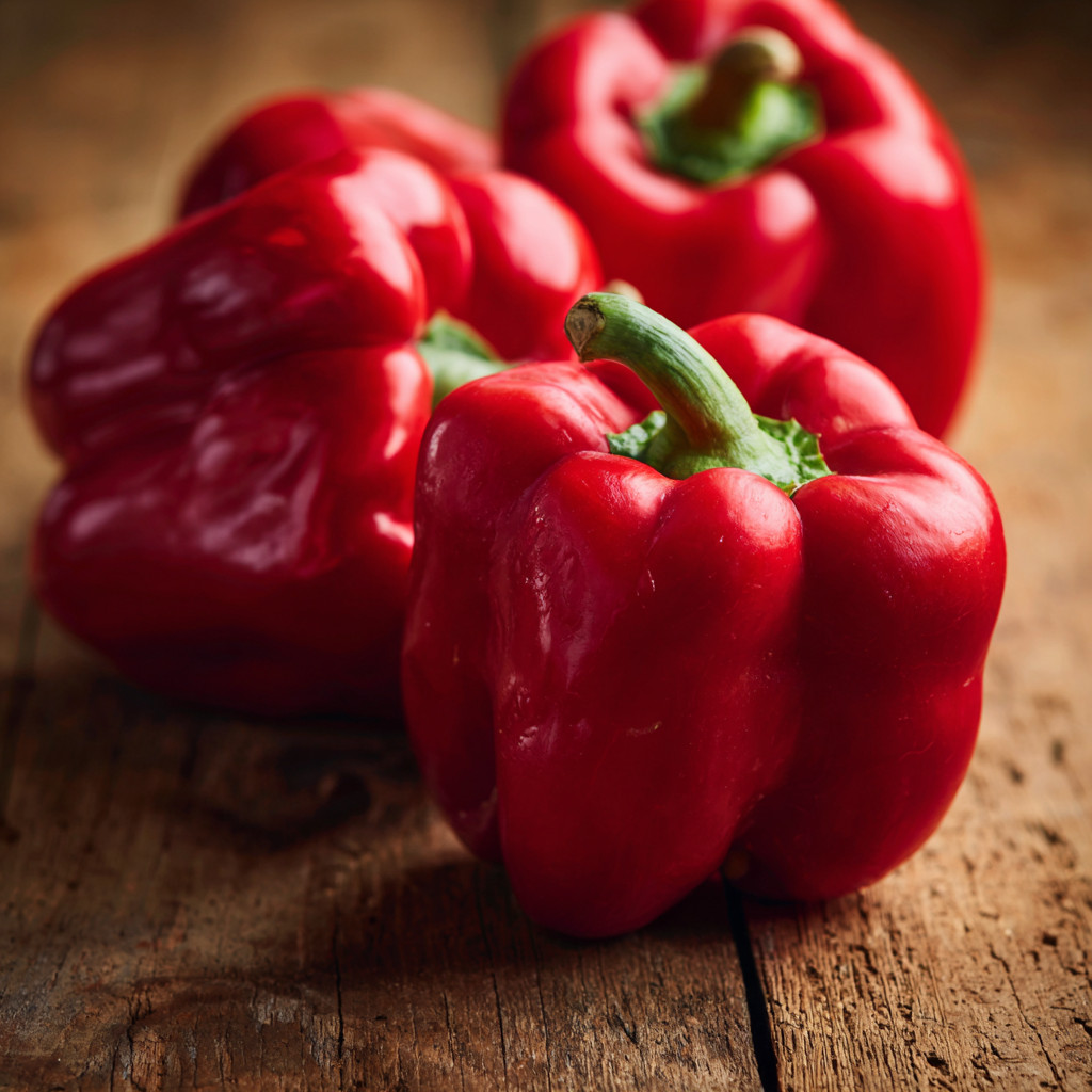 Big Red Sweet Bell Pepper – 25 Seeds | Juicy, Flavorful Peppers