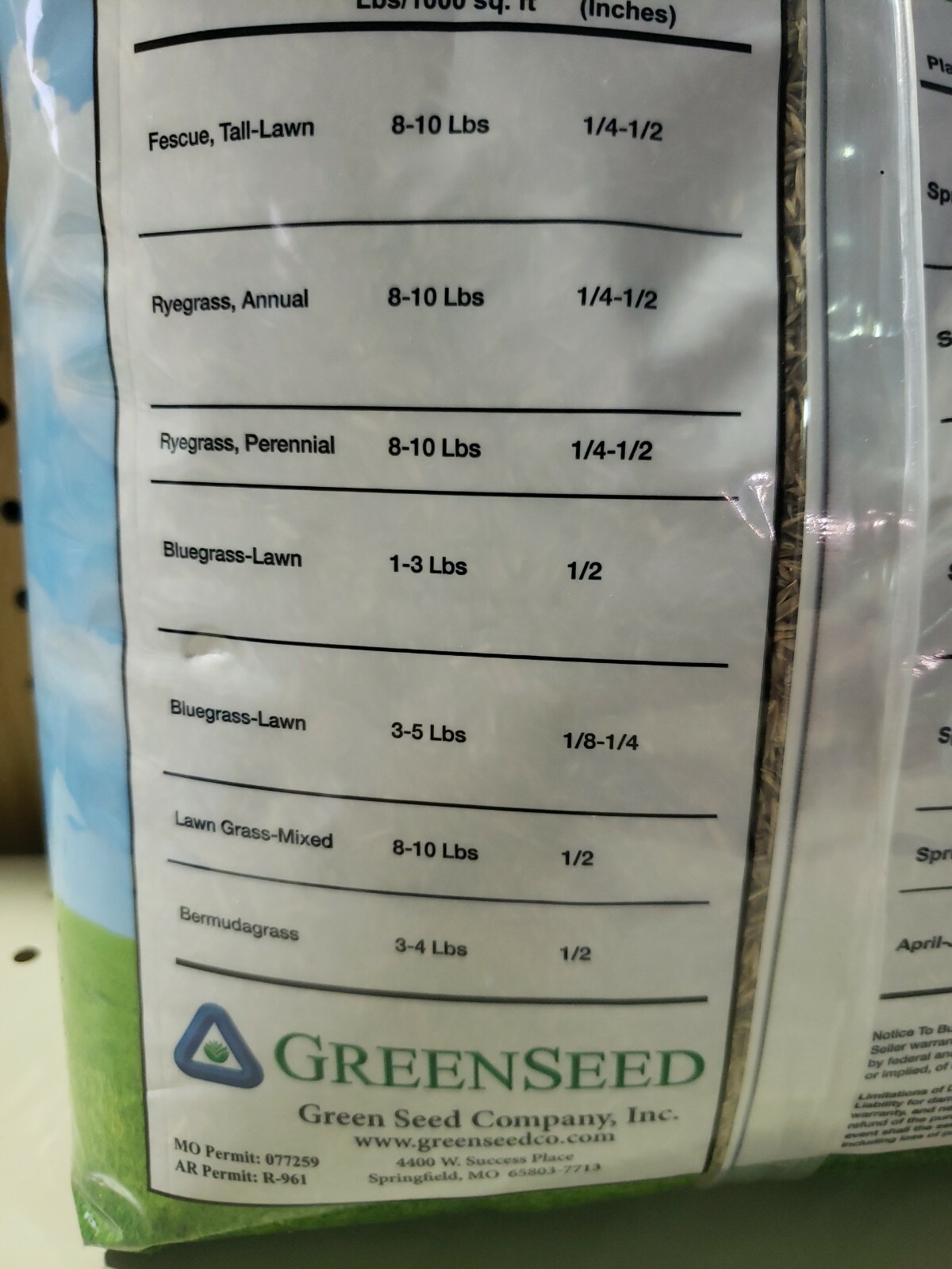 5 lbs SUNNY LAWN SEED MIXTURE 6 Way Blend Plant Sun Or Shade Very Hardy