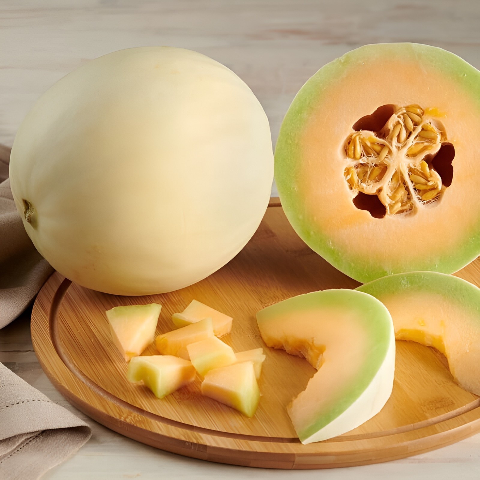 50 Organic Heirloom Orange Flesh Honeydew Melon BUY ONE GET ONE FREE 30% Sweeter