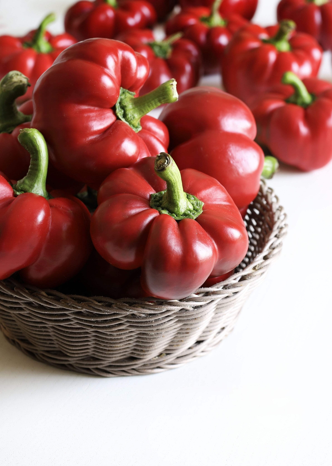 100 PIMENTO PEPPER Red Sweet Pimientio Italianelle Roasting Frying Capsicum Seed