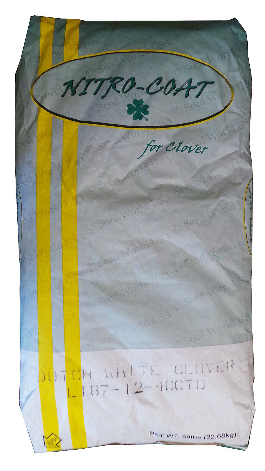 5 Pounds – White Dutch Clover Seed (Non GMO) Coated & Inoculated
