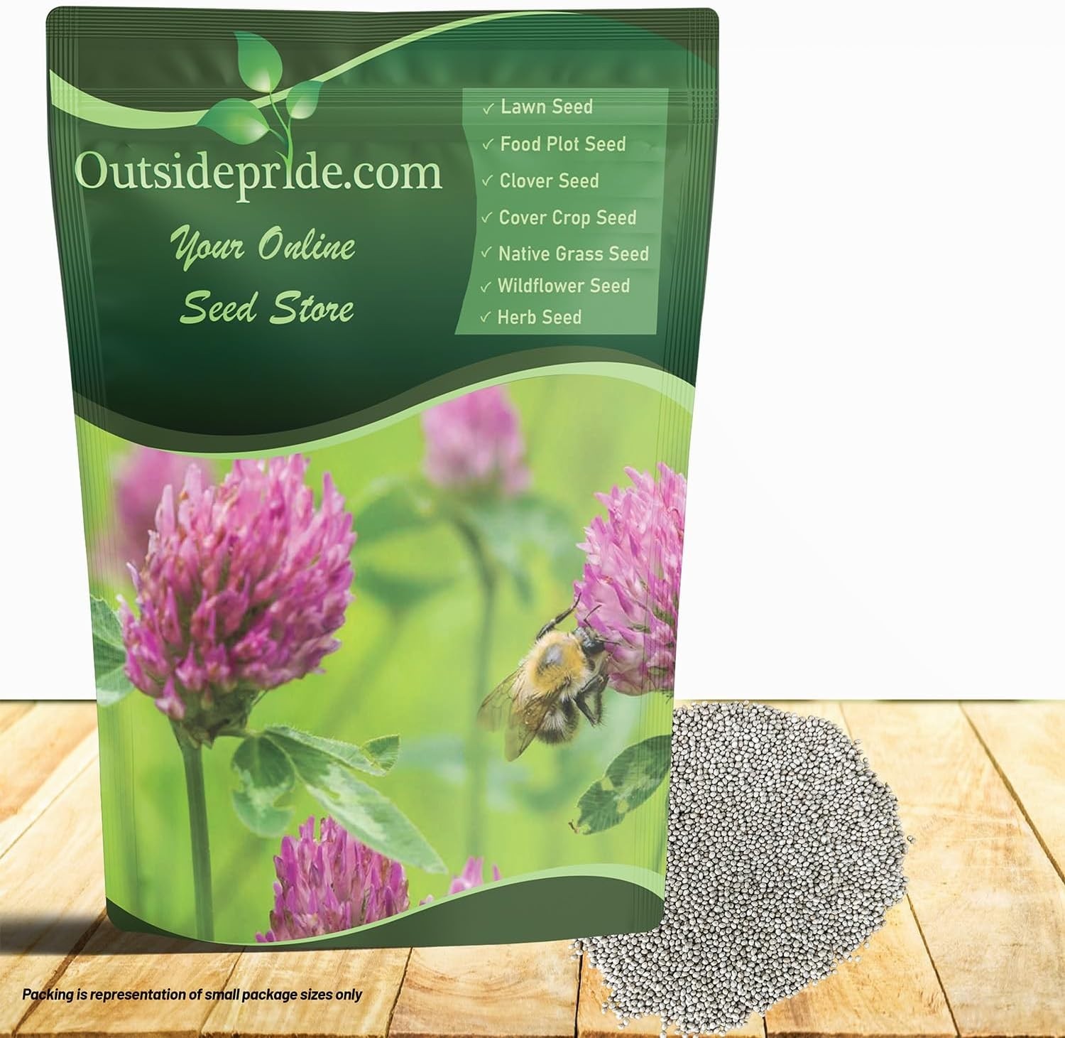 Inoculated Red Clover Seeds 2 lbs – Boost Soil Fertility & Attract Pollinators