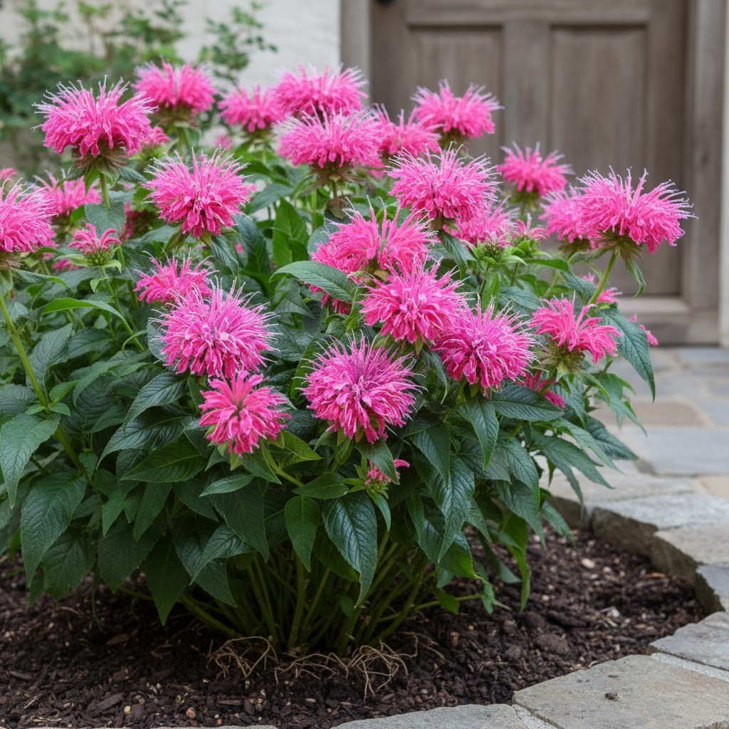 500 Pink Bee Balm Seeds – Monarda Flower for Pollinator Gardens