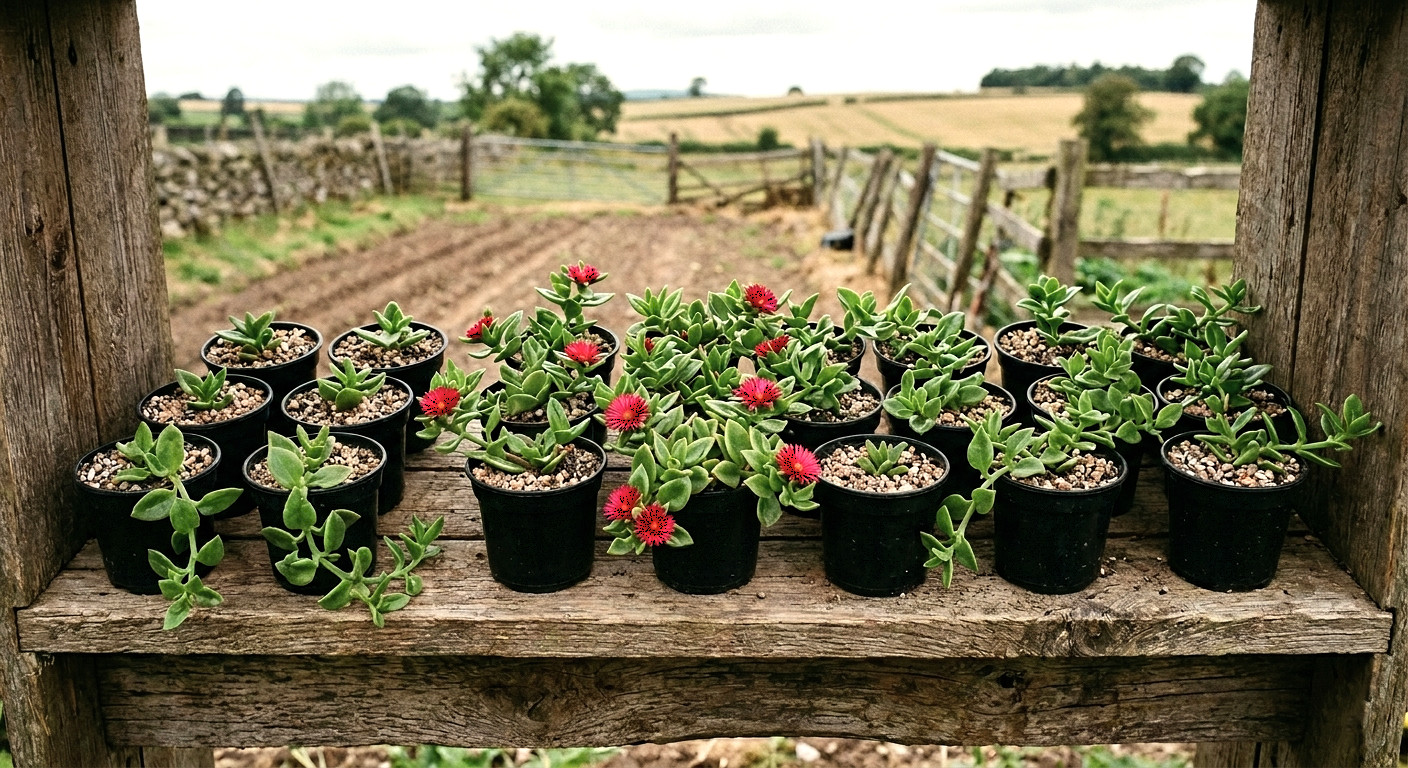 APTENIA CORDIFOLIA ‘HEARTLEAF ICEPLANT’, ‘BABY SUN ROSE’, ‘RED APPLE’ 4+ “