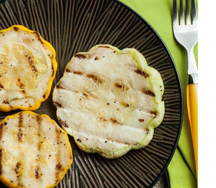 Early Scallop White Bush 20 Seeds Patty Pan Summer Squash Heirloom Free Shipping