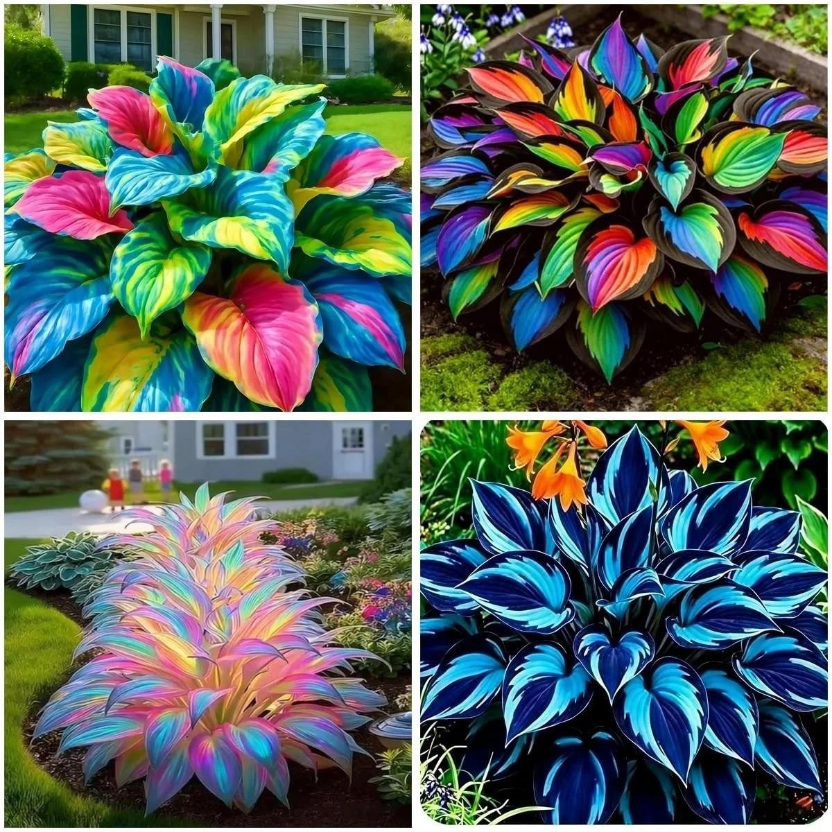 220+ Mixed Color Hosta Seeds for Planting – Hostas Seeds Rare Perennial, Flower