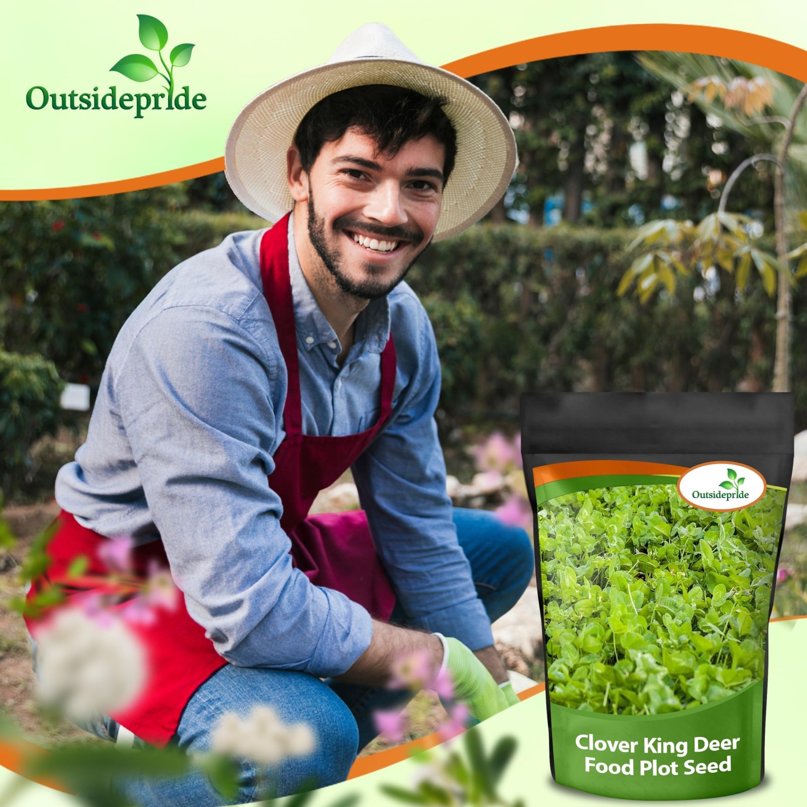 Outsidepride Perennial Clover King Seed Mix – 5 Lbs Nitrocoated Inoculated Heat