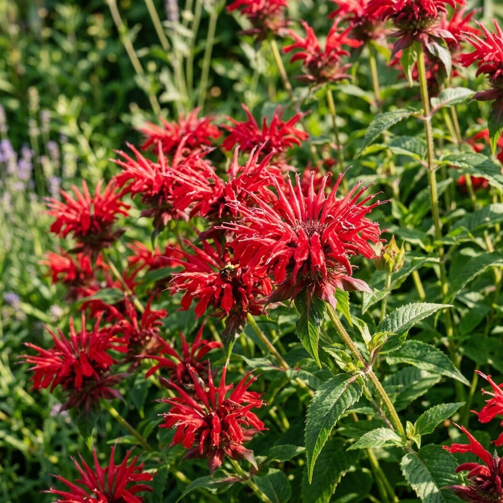 1000 Red Bee Balm Seeds for Planting – Vibrant Heirloom Perennial Garden Floral