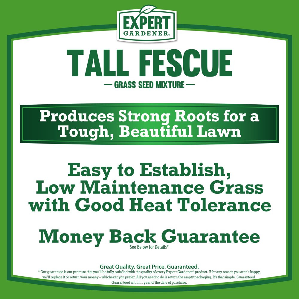 GRASS SEED Tall Fescue Drought Resistant for Sun to Partial Shade 7, 20 Lb.