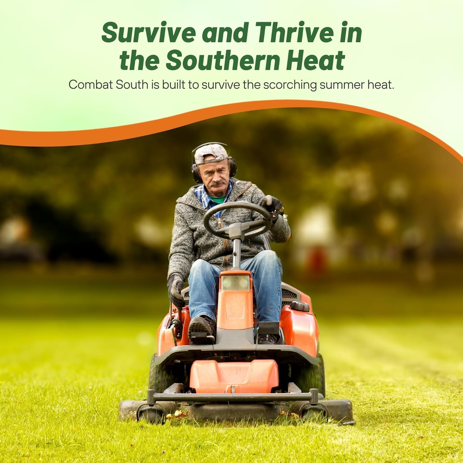 10 LBS – OptiGrowth Coated Combat Extreme&trade; Southern Zone Grass