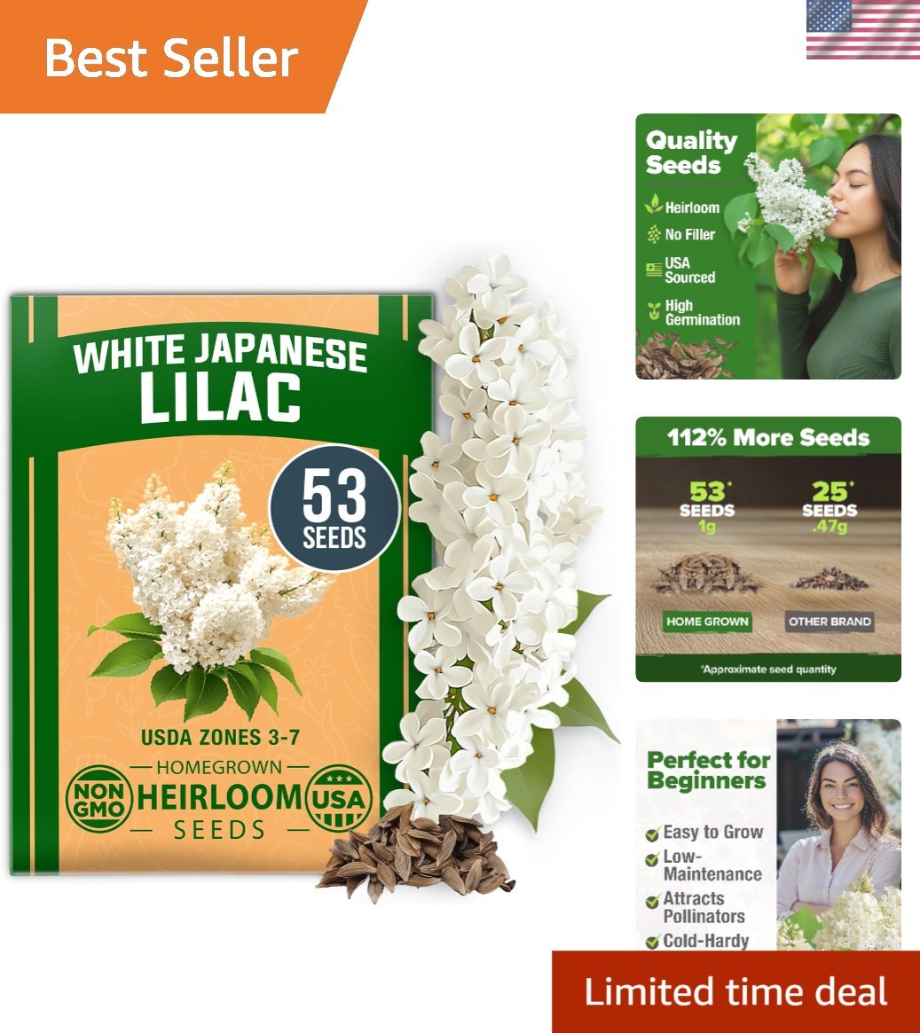 53 Non-GMO White Lilac Seeds – Fragrant Heirloom Flowering Tree Planting Guide