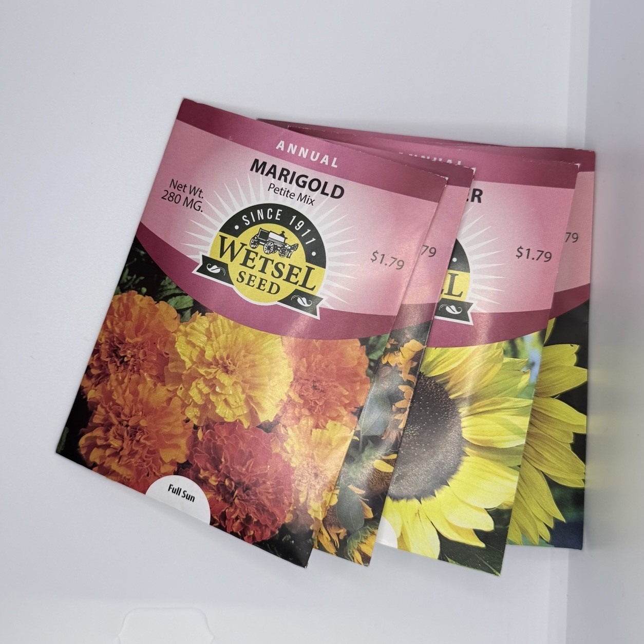 Flower Seed packet (varieties) Annual by Wetsel seed