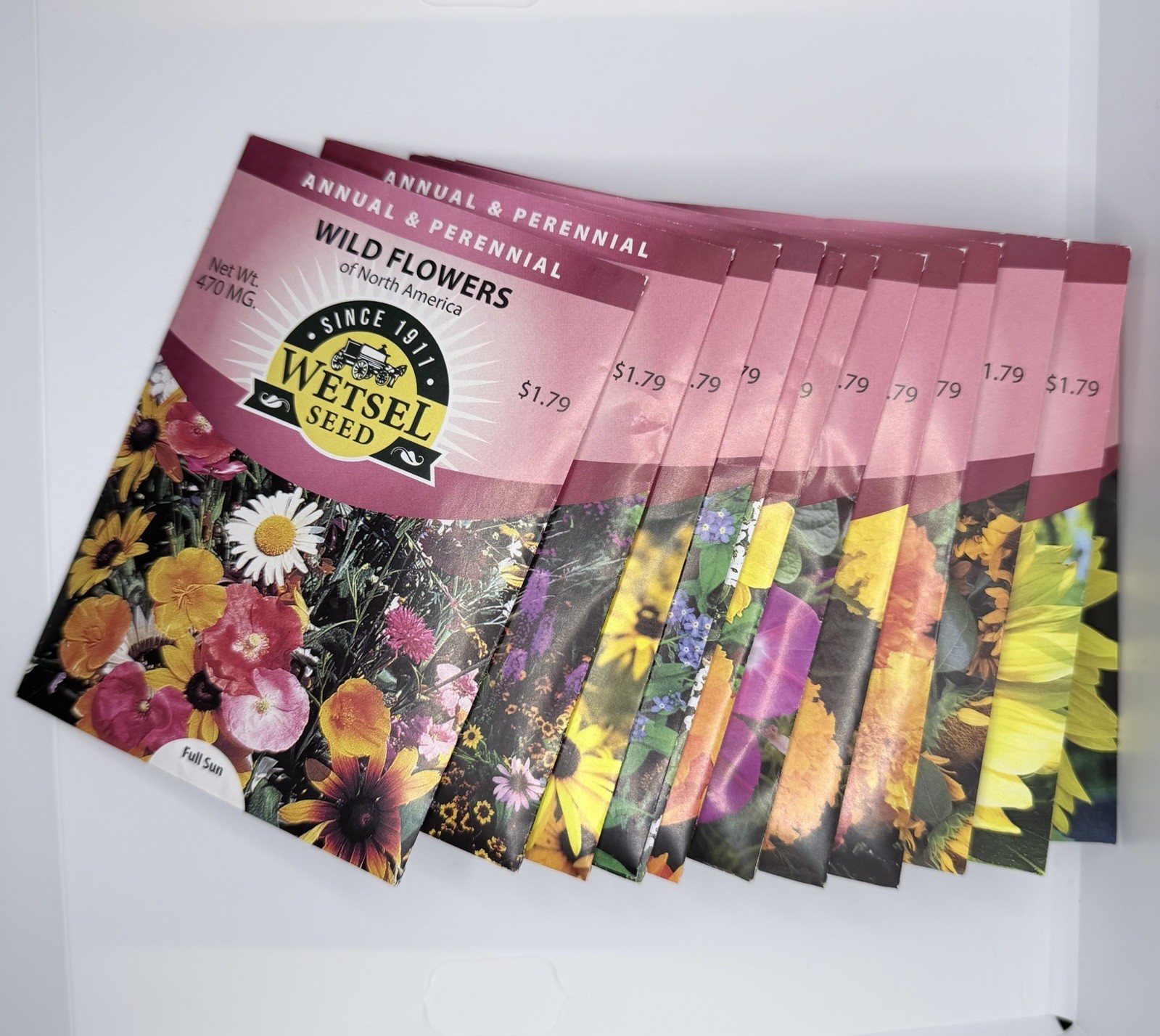 Flower Seed packet (varieties) Annual by Wetsel seed