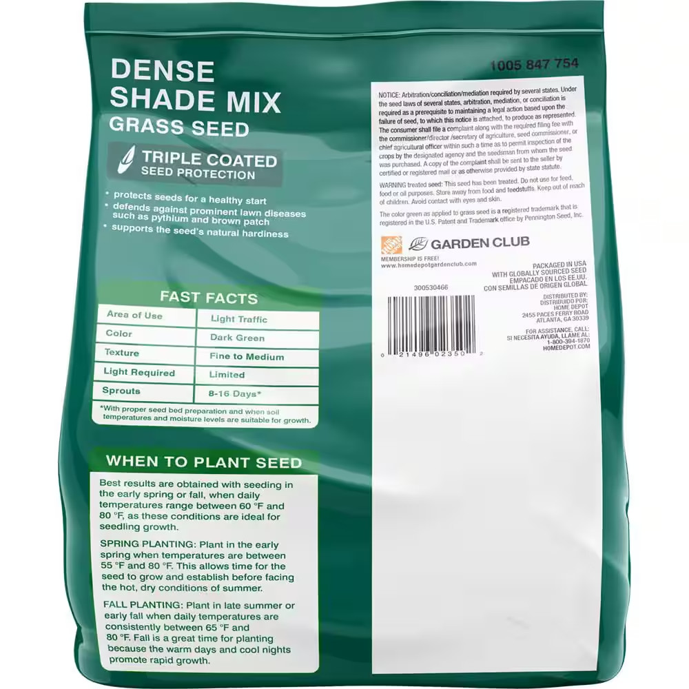 3 Lbs. Shady Lawn Grass Seed Mix