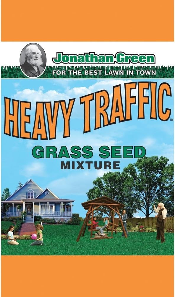 Heavy Traffic Organic Grass Seed – Black Beauty 11000, 7 lb High Performance