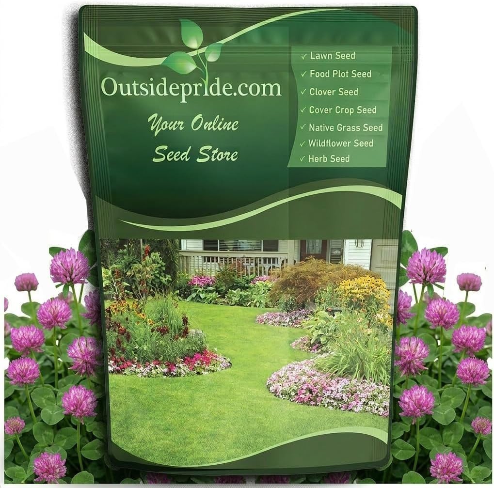 Self-Seeding Red Clover Seeds – 10 lbs. for Lawns & Pastures