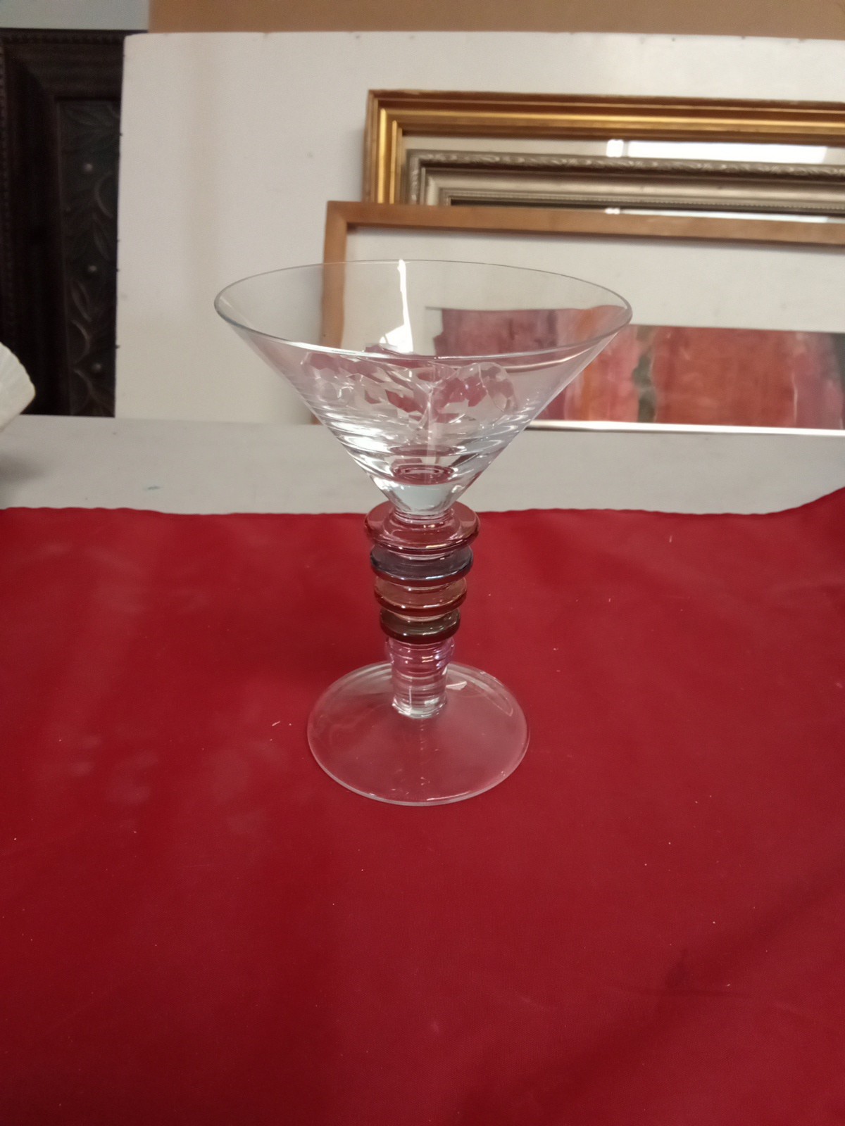 Glass Decoration With Glass Seeds