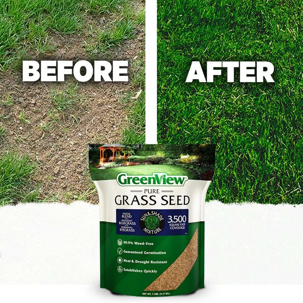 Greenview Pure Grass Seed Sun Mixture 20 Lb. Bag Up To 10000 Sq. Ft. 2829338