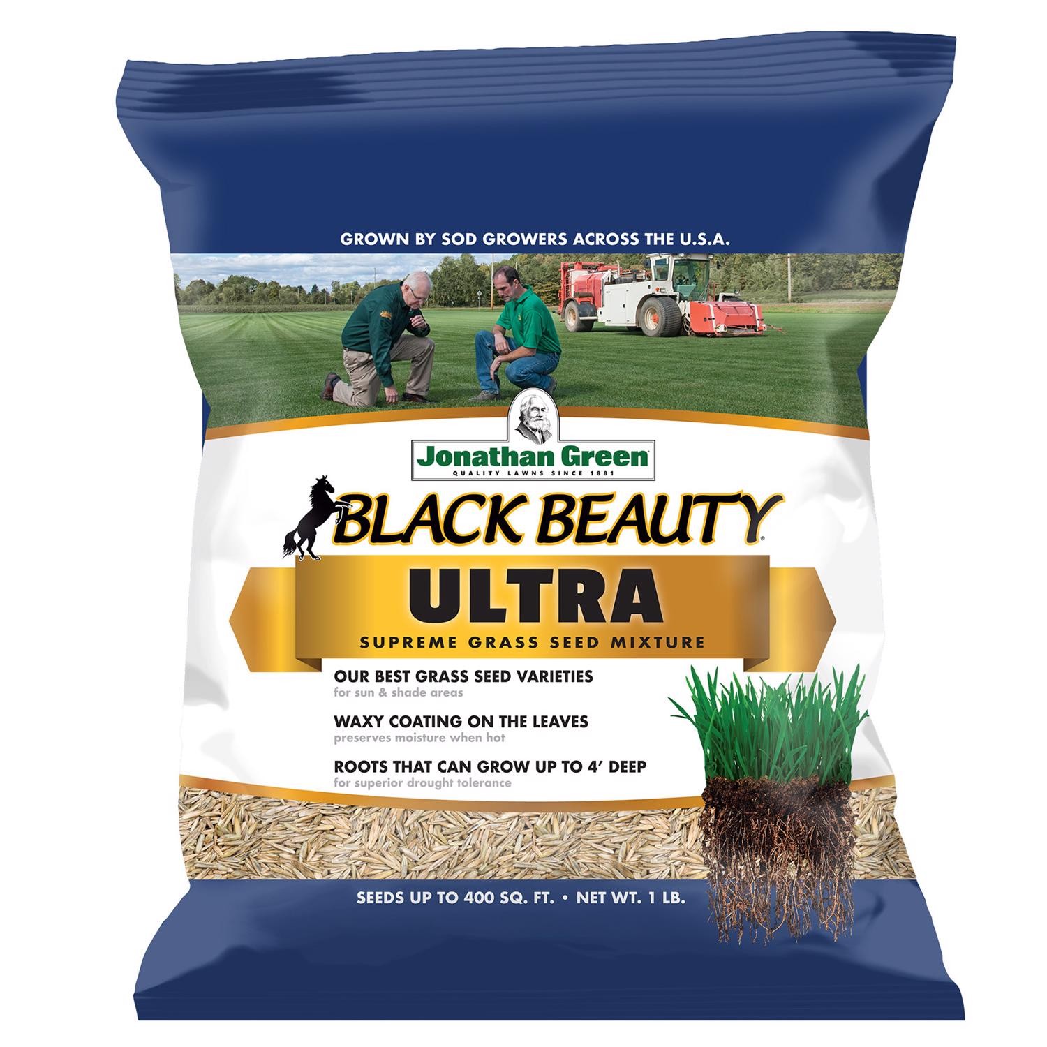 Jonathan Green Black Beauty Ultra Supreme Grass Seed Blend, 1 lb.
