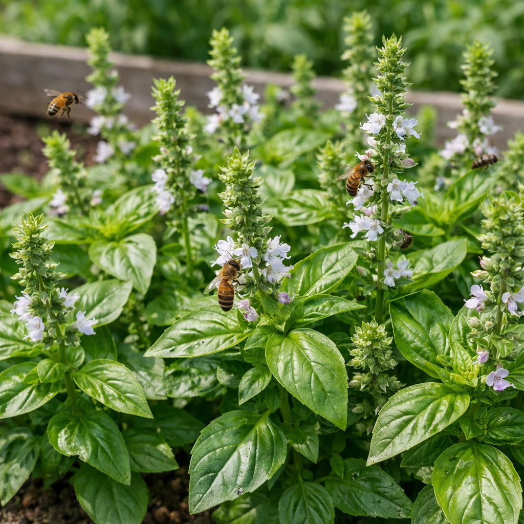 Landscaper’s Pack GENOVESE BASIL – Plant a Honey Bee Meadow Non-GMO 5000 Seeds!