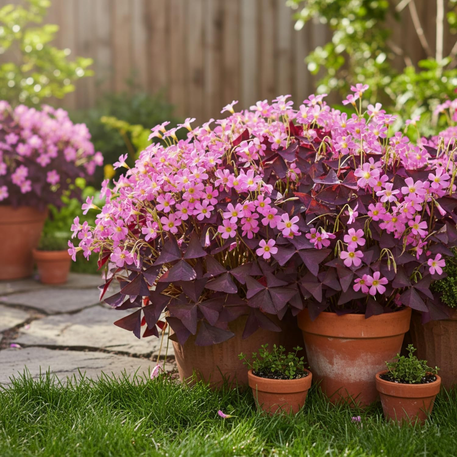 Pack of 24 Purple Shamrocks Bulbs, Oxalis Bulbs for Planting, Oxalis Triangulari