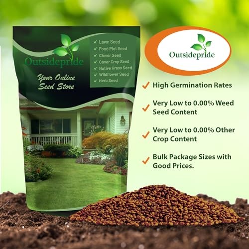 Outsidepride Red Clover Seed: Nitro-Coated, Inoculated – 5 LBS