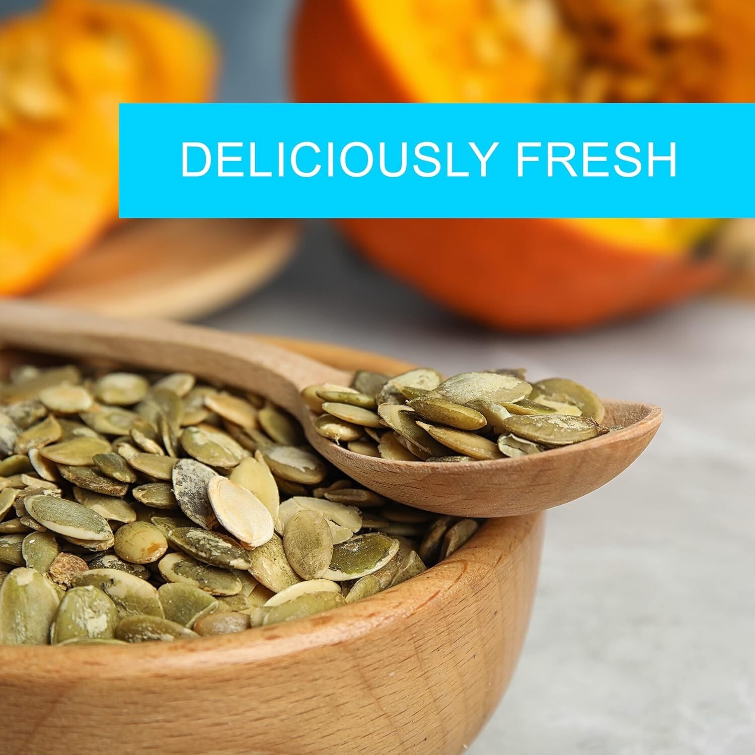 Nutritious Roasted Unsalted Pepitas – 32 oz Gourmet Pumpkin Seeds for Recipes