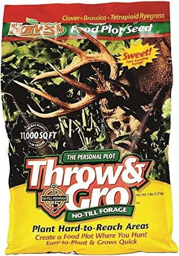 Throw and Gro Food Plot Seeds for Deer – Easy Planting High Germination Rate