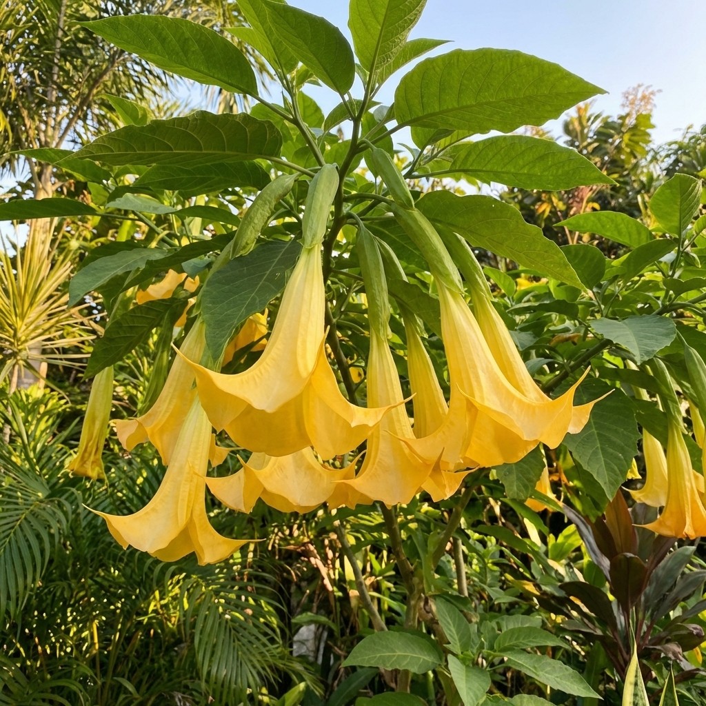 50pcs Datura Seeds Ornamental Flower Plant for Balcony Patio Outdoor Garden