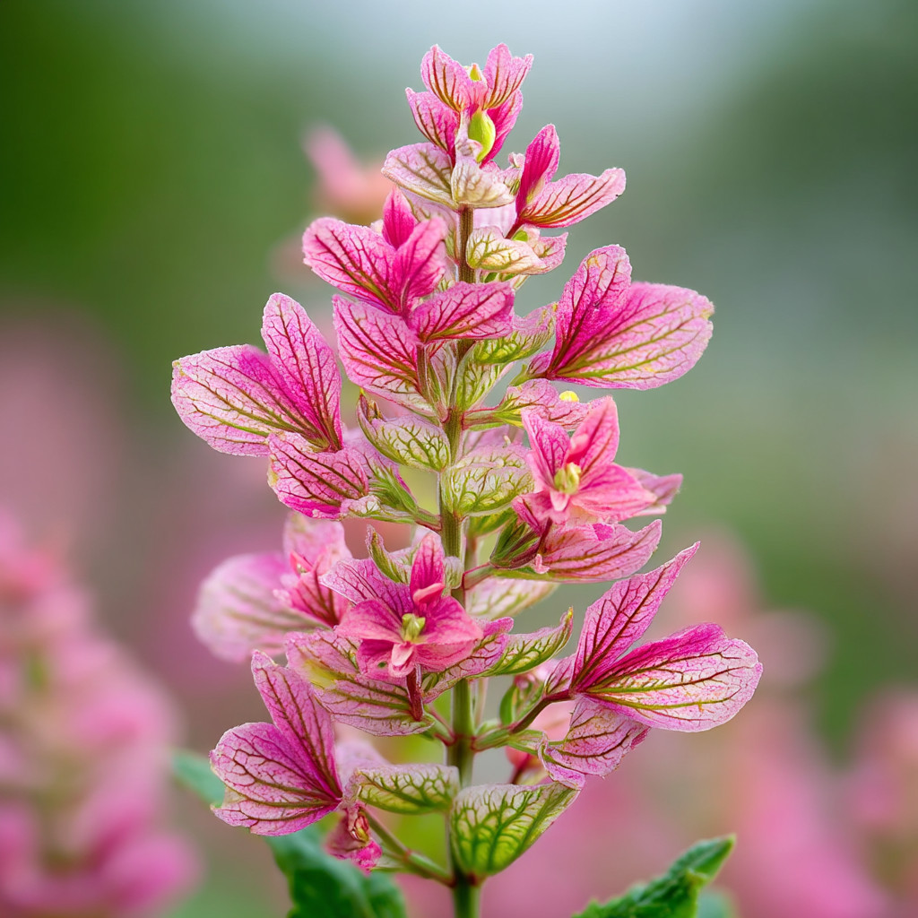 Pink Sundae Salvia 50 Seeds | Soft Pink Flower Spikes