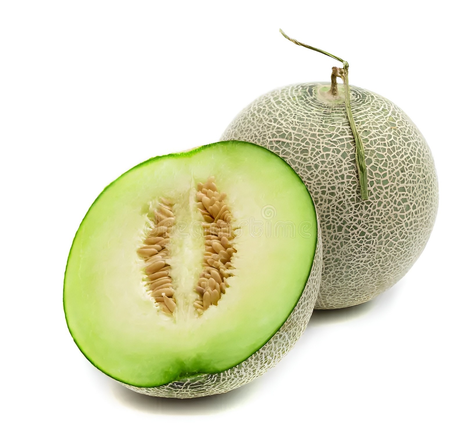 40 Heirloom Green Nutmeg Melon Seeds – Green Flesh, Insanely Sweet Unique Flavor