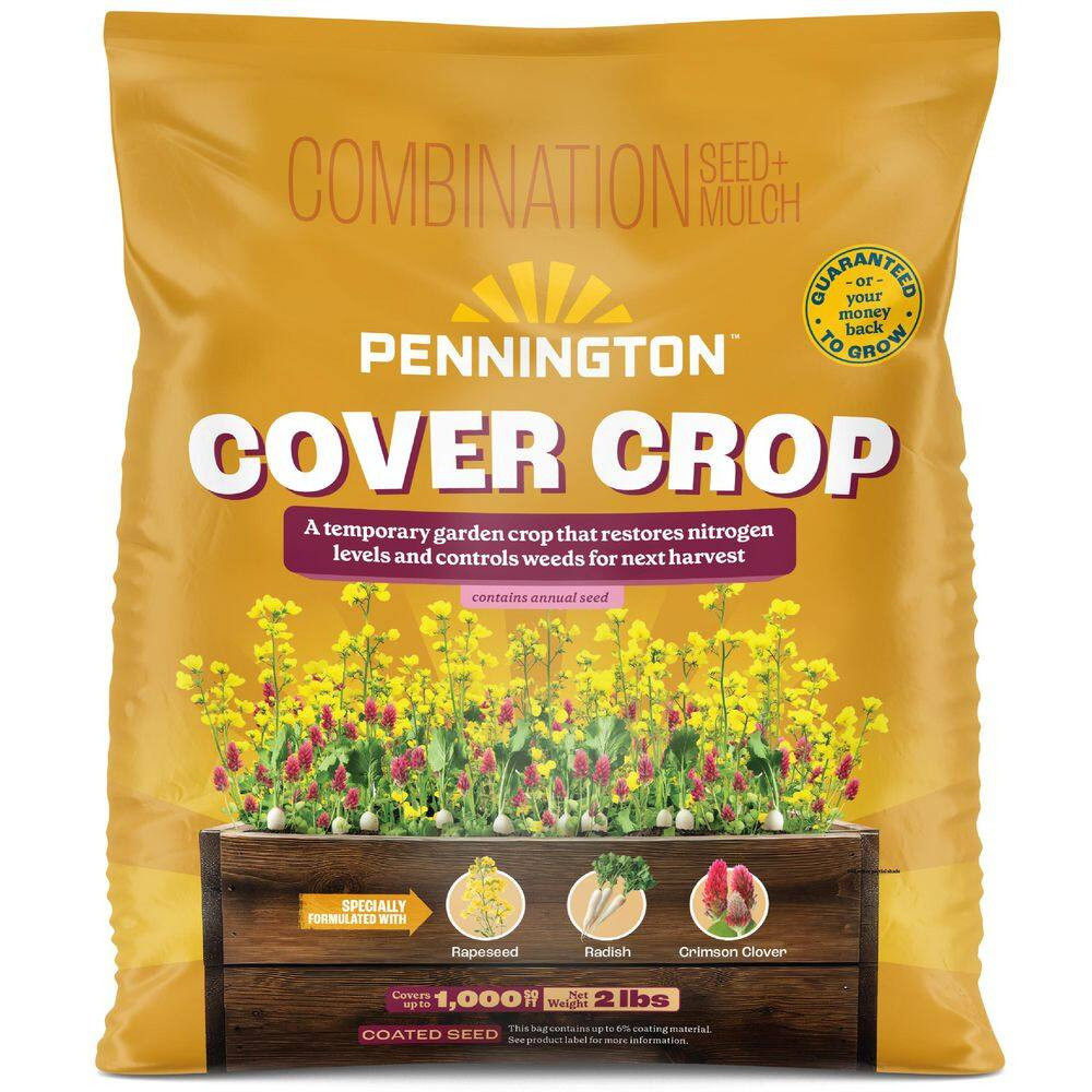 2 Lbs. 1,000 Sq. Ft. Garden Cover Crop Nitrogen Restoring Plant Seed Mix
