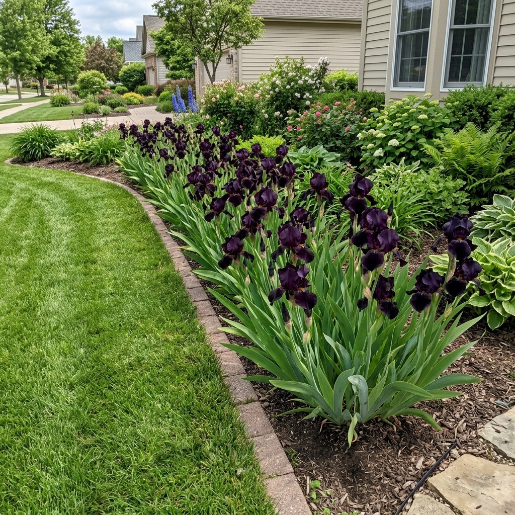 50 Count Black Iris Seeds – for Garden Borders, for Planting