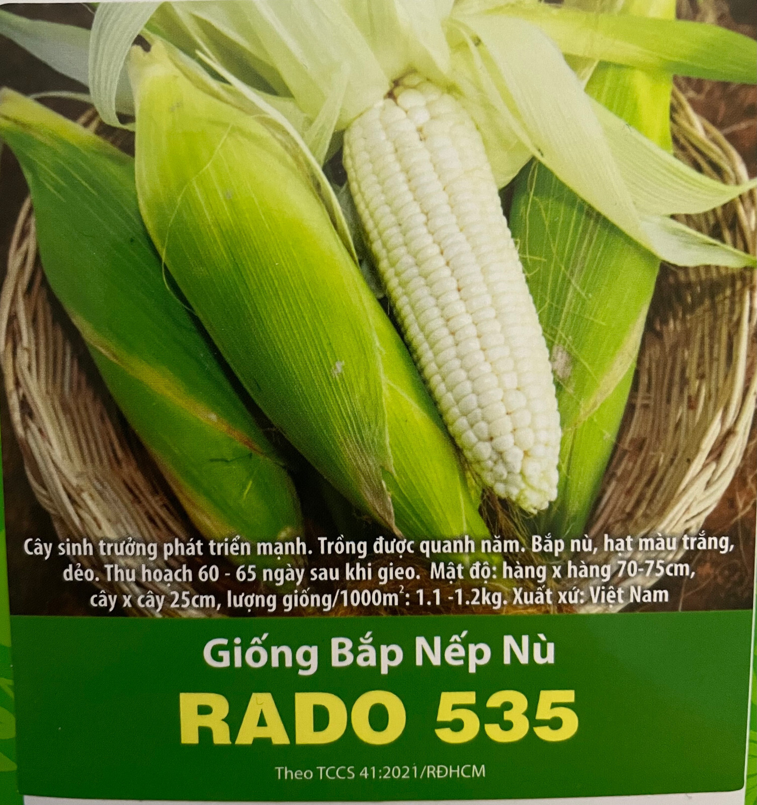 100 Organic Sticky Waxy Sweet White Corn Bap Nep Nu