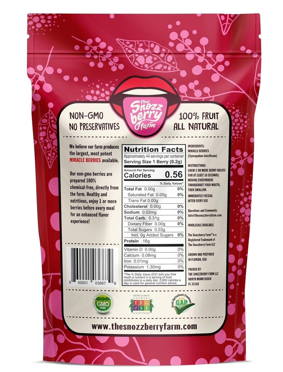 Taste Transformation Berry Halves | Natural Sweetener