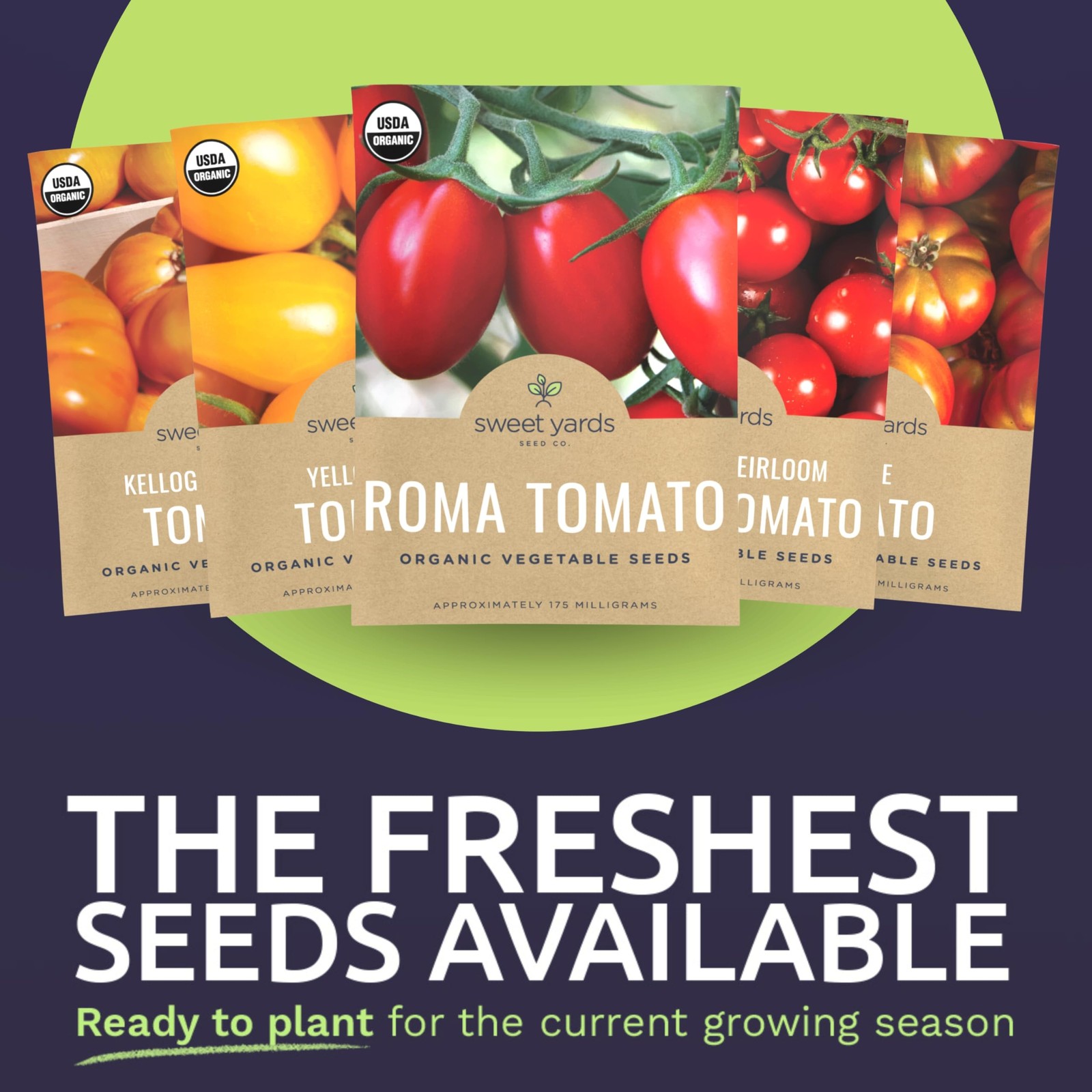 Organic Tomato Seeds Variety Pack – 12 Varieties – Gardener Pack, Black,Green